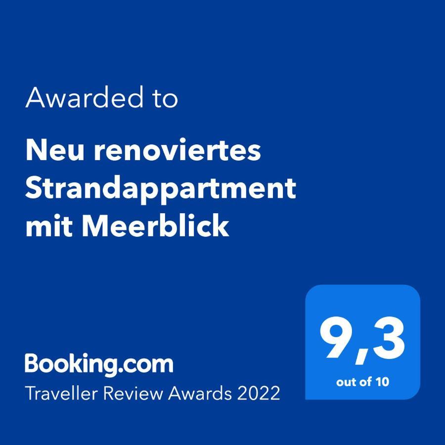 Neu Renoviertes Strandappartment Mit Meerblick Alcossebre Exterior foto